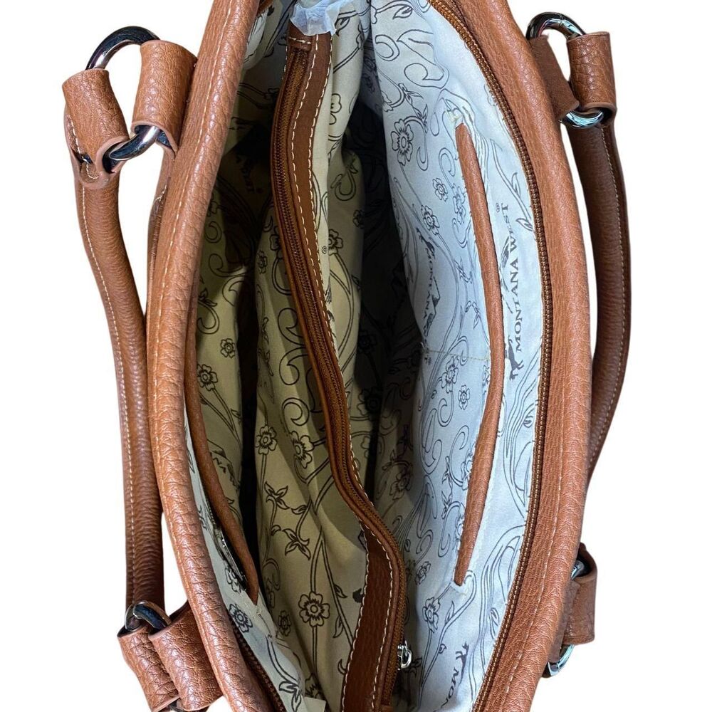 Montana-west Women's Brown and Tan Bag - Picture 4 of 8